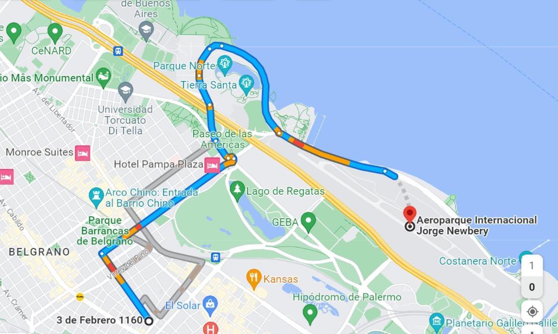 Calle 3 De Febrero, Departamento En Belgrano بوينس آيرس المظهر الخارجي الصورة